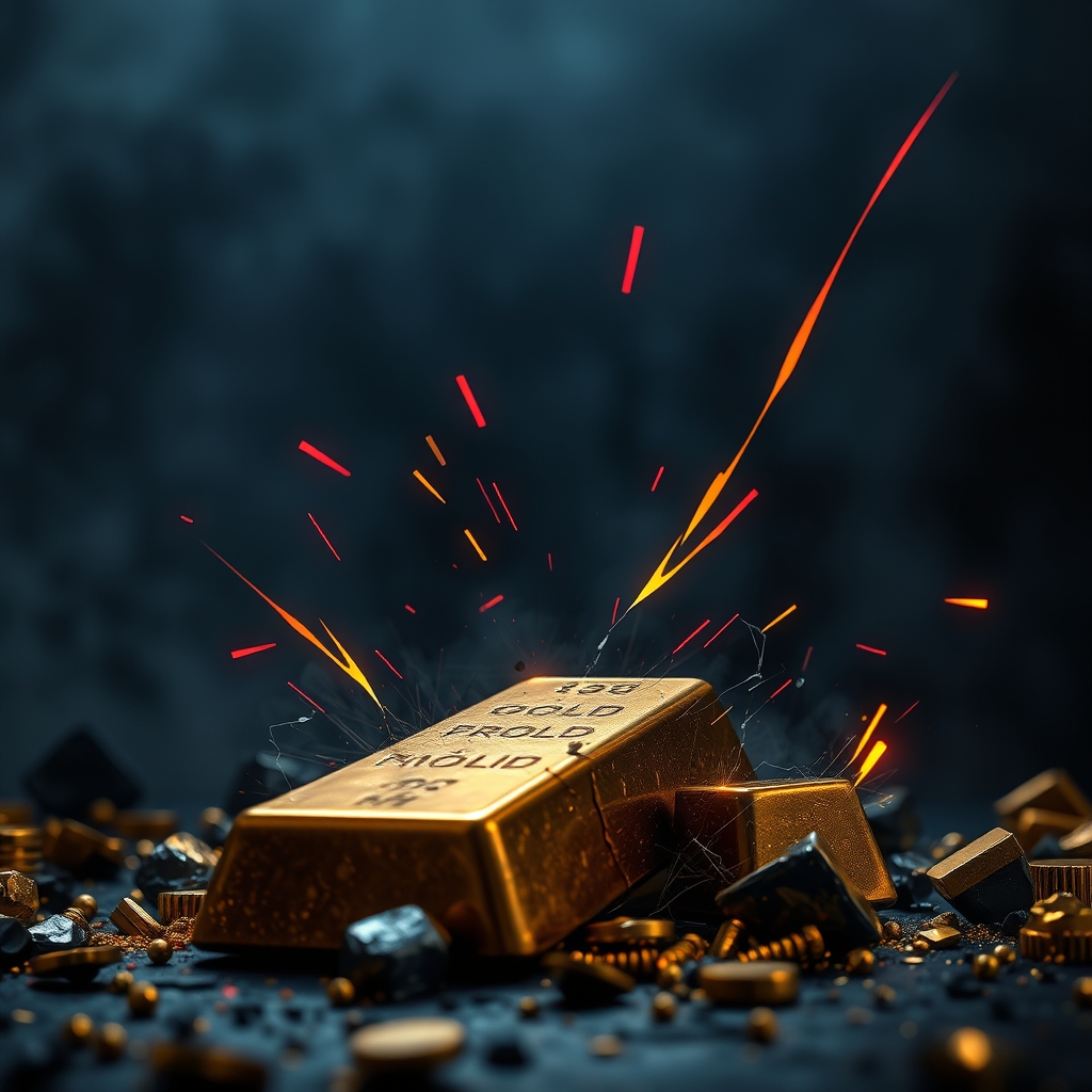 Gold Falls Below $4000